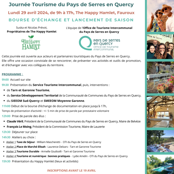 Journée Tourisme du Pays de Serres en Quercy