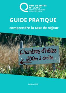 couverture du guide pratique de la taxe de séjour